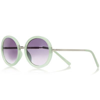 Girls mint green sunglasses